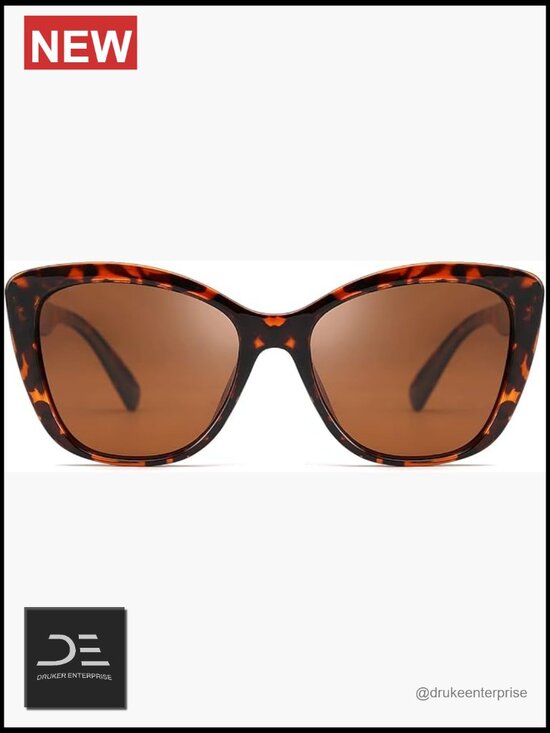 Polarized Vintage Cat Eye Sunglasses for Women Jackie O Style UV400 main image 7